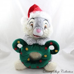 Peluche Bunny Pan Pan DISNEYLAND PARIS Bambi Ghirlanda di Natale Testa di Topolino 35 cm