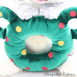 Plüsch Hasenpfanne Pfanne DISNEYLAND PARIS Bambi Weihnachtskranz Mickey Head 35 cm