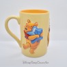 Tazza goffrata Winnie the Pooh DISNEY STORE Tazza Palloncino Blue Star Ceramica Arancione 3D 13 cm