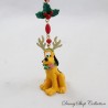 Pluto Dog Ornament DISNEYLAND PARIS Hanging Decoration Christmas Tree Reindeer 7 cm