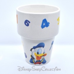 Vaso de cerámica Donald y Minnie DISNEY Mickey's friends colores números 10 cm