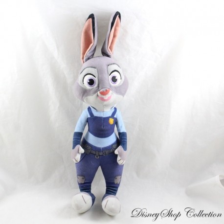 Judy Hopps Peluche Coniglio DISNEY NICOTOY Zootropolis Blu Grigio 42 cm