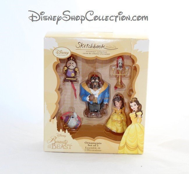 Disney Belle papa Maurice Beauty and the Beast Figure Décorations pour arbres de Noël
