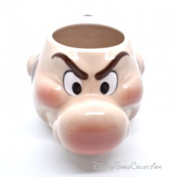 Grumpy Tazza Testa 3D DISNEY STORE Tazza Biancaneve Viso in Ceramica 18 cm