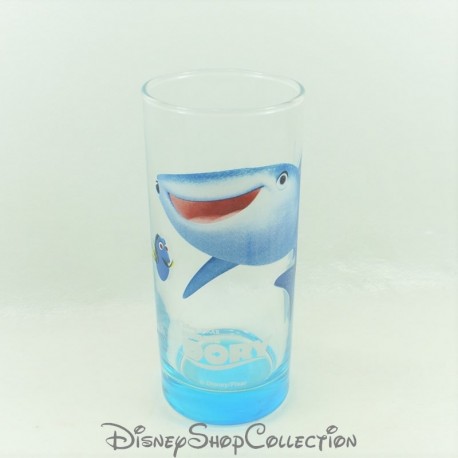 Tall Glass Screen Printed Dory DISNEY Finding Dory Whale Shark Destiny and Dory 15 cm