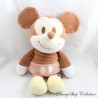 Heavy Plush Mickey DISNEY STORE Plush Weighted Weighted Pastel Brown 35cm