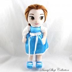 Poupée peluche princesse Belle DISNEY STORE Animators Collection robe bleue 32 cm