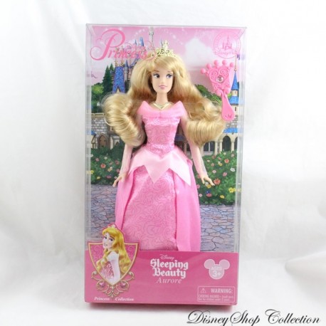 Muñeca Aurora DISNEY PARKS Cepillo de pelo de la Bella Durmiente Joyería Colección Princesa 2013