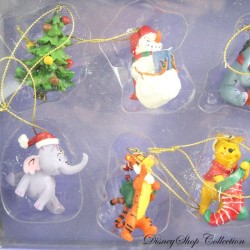 Set di 10 Winnie the Pooh DISNEY Ornamenti Albero di Natale Decorazioni da appendere