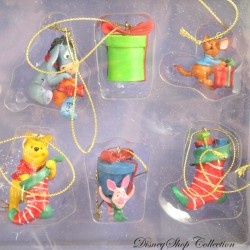 Set of 10 Winnie the Pooh DISNEY Ornaments Christmas Tree Hanging Decorations