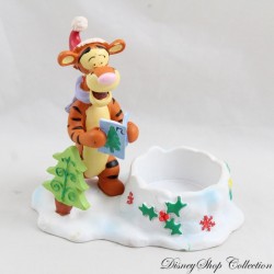 Tealight Holder Resin Tigger DISNEY Winnie the Pooh Christmas Singer Tealight 10 cm