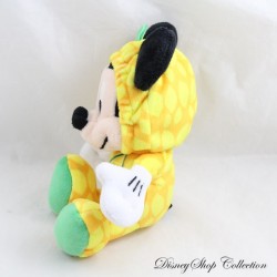 Peluche souris Mickey DISNEY Nicotoy fruit citron jaune vert 20 cm