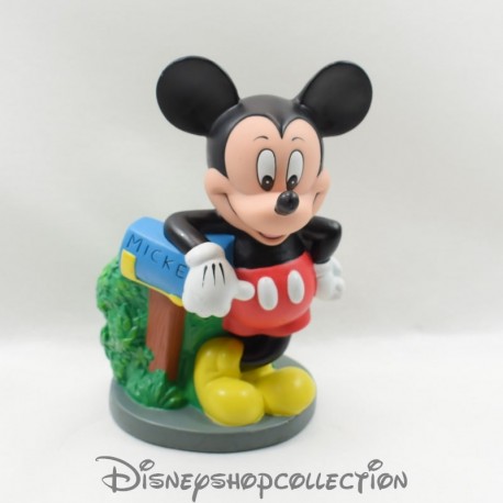 Tirelire Mickey DISNEY boîte aux lettres jardin plastique 22 cm