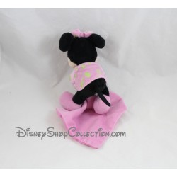 Pañuelo de Doudou Minnie DISNEY NICOTOY rosa estrella 19 cm