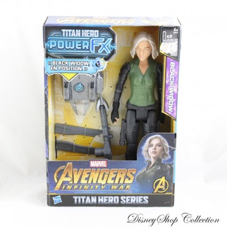 Black Widow MARVEL Hasbro Avengers Infinity War Titan Hero Power FX Figur