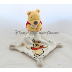 Security blanket Pooh DISNEY NICOTOY star Winnie white handkerchief