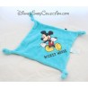Mickey DISNEY CARREFOUR square blue flat doudou 4 Mickey Mouse knots 