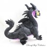 Peluche de dragón maléfico DISNEYLAND PARIS La Bella Durmiente Negro Purpurina Púrpura 35 cm