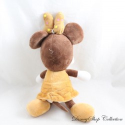 Minnie DISNEY peluche colore cioccolato marrone ventosa 32 cm