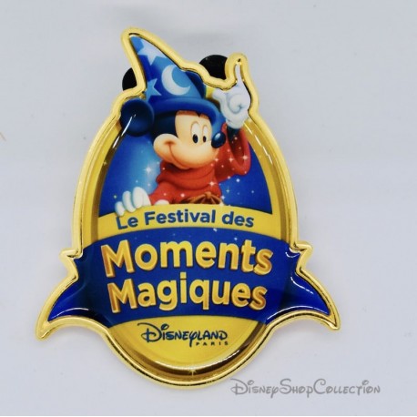 Mickey Pin DISNEYLAND PARÍS El Festival de los Momentos Mágicos (versión azul) Trading Pin 2011
