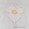 Flat Doudou Baby Pooh DISNEY Winnie the Pink Square Pooh knots 22 cm