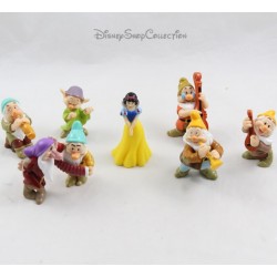 Set of 8 DISNEY Snow White and the 7 Dwarfs minifigures
