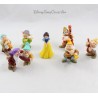 Set of 8 DISNEY Snow White and the 7 Dwarfs minifigures