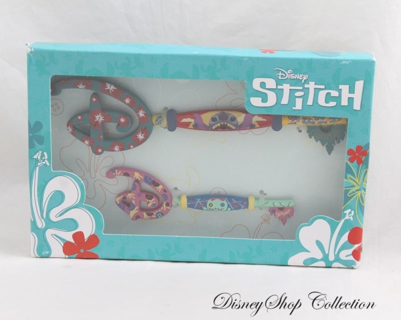 Coffret de 2 clés Lilo et Stitch DISNEY STORE Key collection Stitch