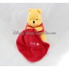 Winnie the Pooh Plush DISNEY Luminescent Red Handkerchief Glow in the Night