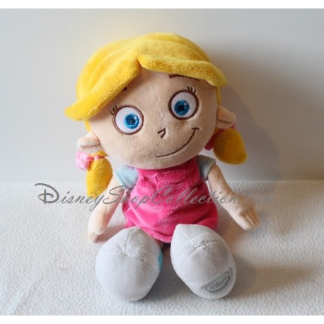 Peluche Annie DISNEY STORE Les petits Einstein petite fille blonde 33 cm