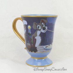 Lady and the Tramp Becher DISNEY STORE 65th Anniversary Scene Belle Nuit Spaghetti 13 cm