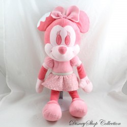 Peluche Minnie DISNEY rosa pastel sabor fresa y crema 43 cm