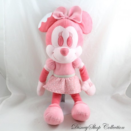 Minnie DISNEY peluche rosa pastello gusto fragola e panna 43 cm