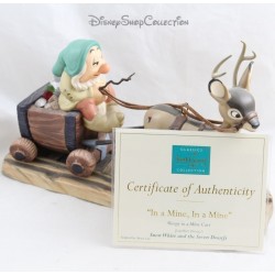 Figurine WDCC Dormeur DISNEY Blanche Neige et les 7 nains "In a Mine, In a Mine"