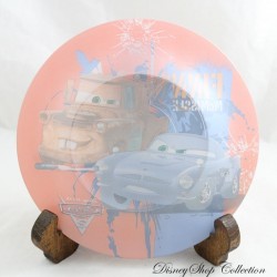 Cars DISNEY PIXAR Martin and Finn McMissile orange blue glass plate 20 cm