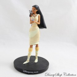 DISNEYLAND PARIS Pocahontas Statuetta in resina Pocahontas e Meeko Disney 13 cm
