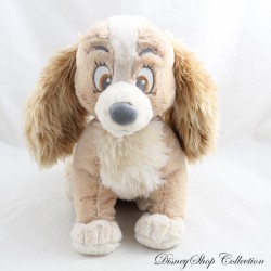 Peluche Lady Dog DISNEY STORE Lady and the Tramp Parche Perfumado Beige 24 cm