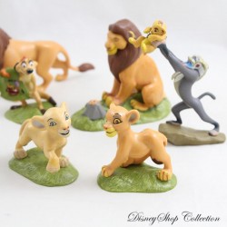 Il Re Leone Figurine DISNEY STORE Simba Nala Mufasa Pumbaa Rafiki Set di 7 Figurine in PVC