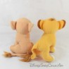 Peluche Simba e Nala DISNEY Mattel Il Re Leone Due cuccioli di leone baciano museruola vintage 1995 20 cm