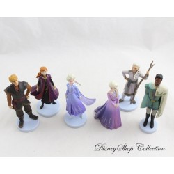 Figurines La Reine des neiges 2 DISNEY ensemble de 6 figurines Pvc Elsa Anna Kristoff