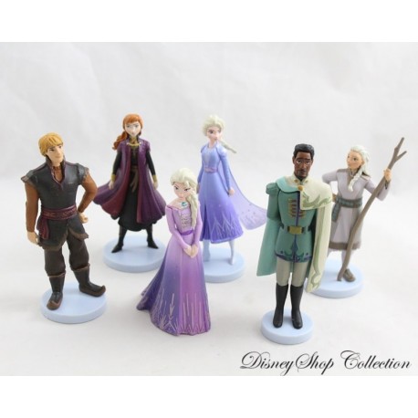 Frozen 2 DISNEY Figurines Set of 6 Pvc Elsa Anna Kristoff Figures