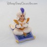 Figura de cerámica de Aladino DISNEY en su alfombra mágica 12 cm