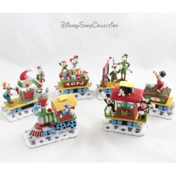 Escena de 6 minifiguras de DISNEY Donald's Holiday Express