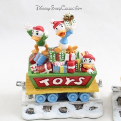 Escena de 6 minifiguras de DISNEY Donald's Holiday Express