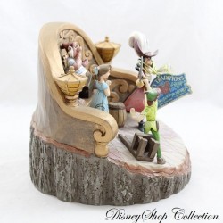 Figurine Jim Shore Peter Pan et Capitaine Crochet DISNEY TRADITIONS Peter Pan  Daring Duel  Carved by heart résine 15 cm R13