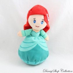 Mini peluche Princess Ariel DISNEY Nicotoy vestito verde 16 cm