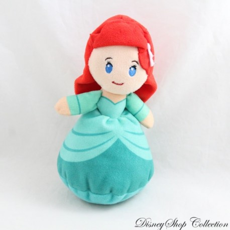 Mini peluche Princesa Ariel DISNEY Vestido verde Nicotoy 16 cm