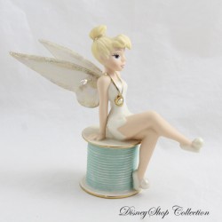 Figurita de hada Campanilla DISNEY Lenox Pixie Perfection Classic Edition Bobina de Porcelana Blanca 13 cm