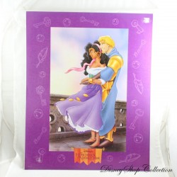 Laminated poster Phoebus and Esmeralda DISNEY The Hunchback of Notre Dame poster 51 cm