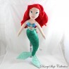 Ariel Plush Doll DISNEYLAND PARIS The Little Mermaid Green Tail Rag Doll 55 cm